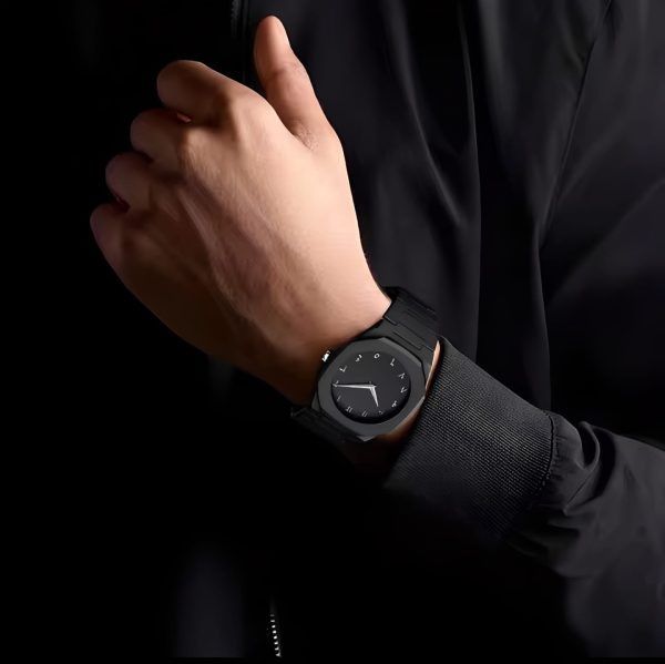 Aura Black Arabic Dial Watch | Trendy Men’s Timepiece | Lightweight Quartz Design